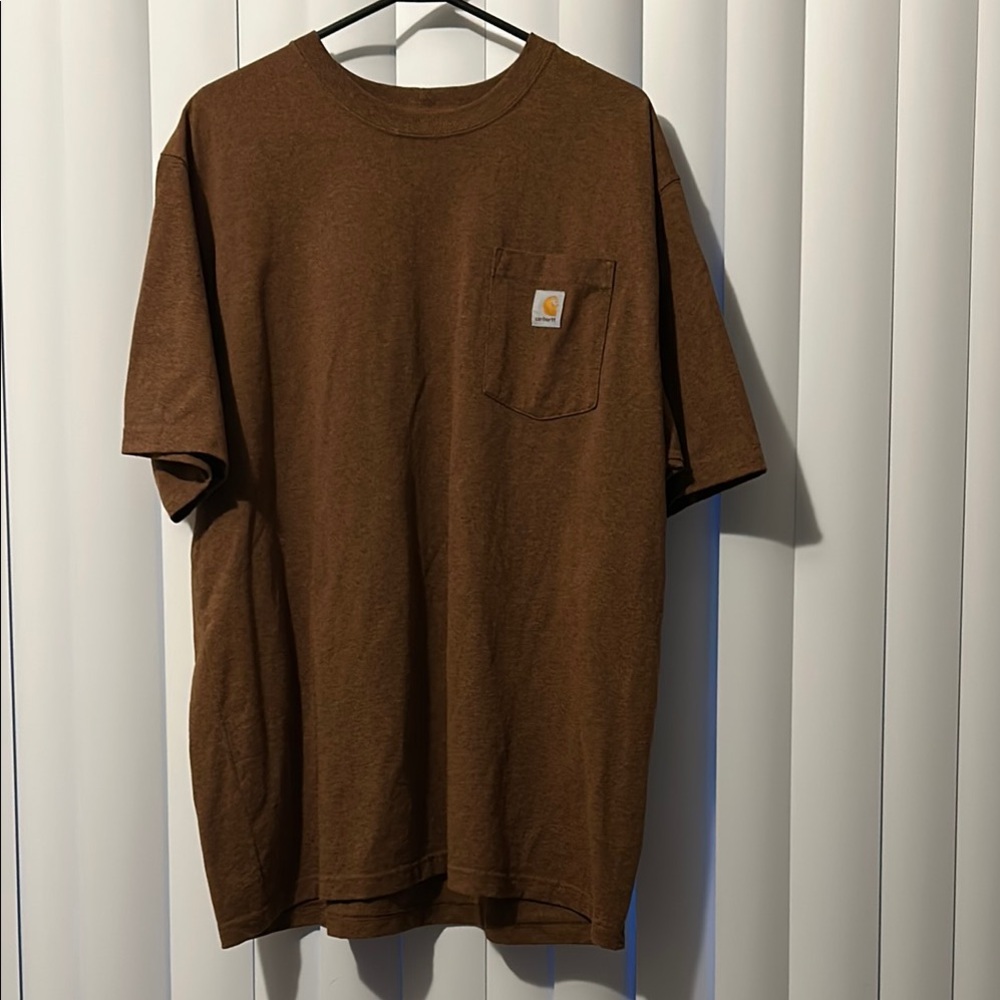 Carhartt Men's Brown Pocket T-Shirt